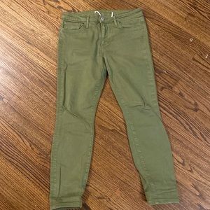 Joe’s Jeans Green Skinny Cut
